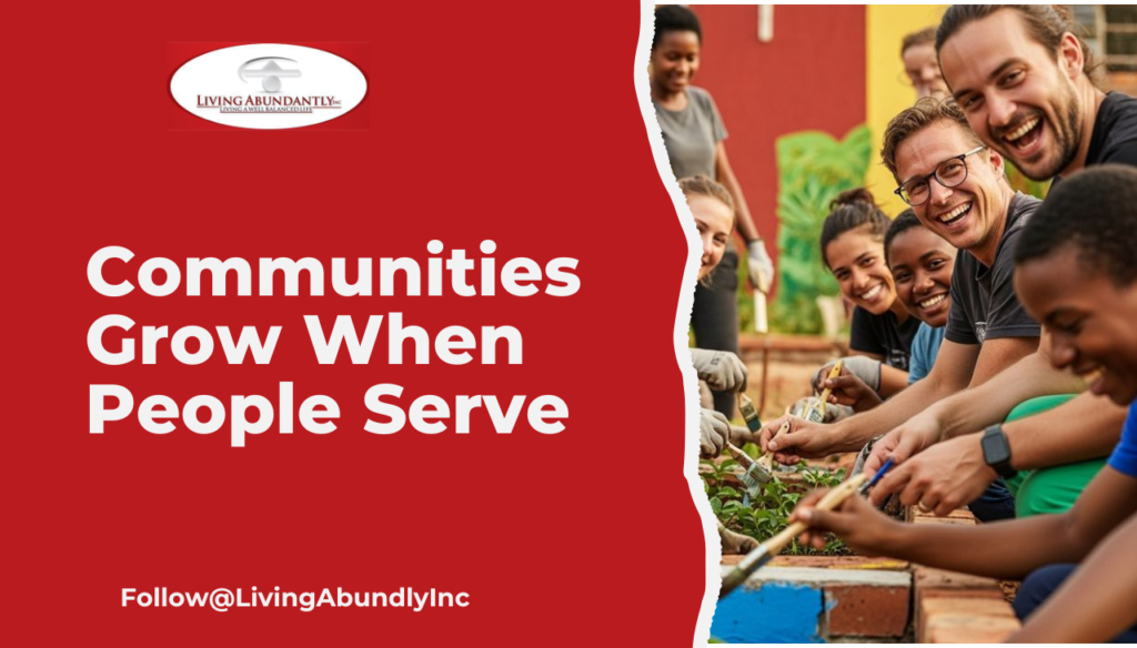 communities grow when people serve